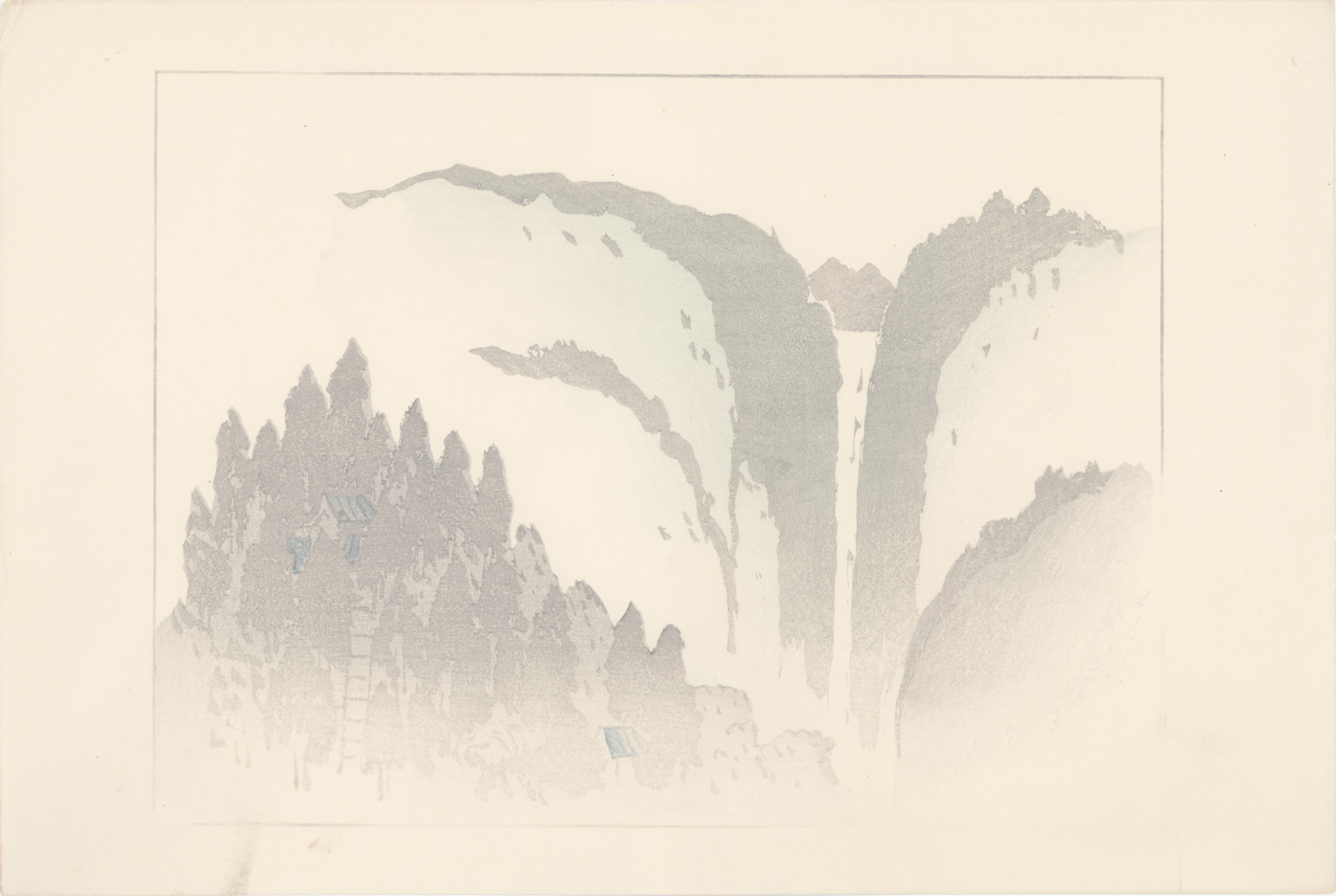 Nachi Falls from the Picture Album of the Thirty-Three Pilgrimage Places of the Western Provinces